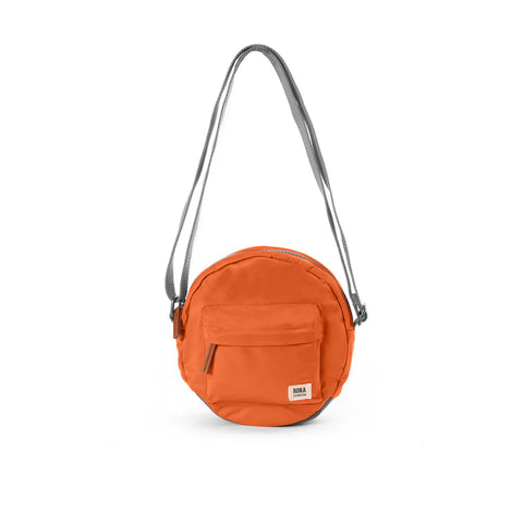 Roka Paddington B Burnt Orange Recycled Nylon Cross Body Bag
