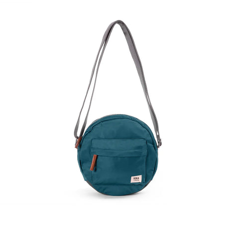 Roka Paddington B Teal Recycled Nylon Cross Body Bag