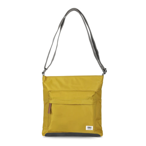 Roka Kennington B Medium Corn Recycled Nylon Cross Body Bag