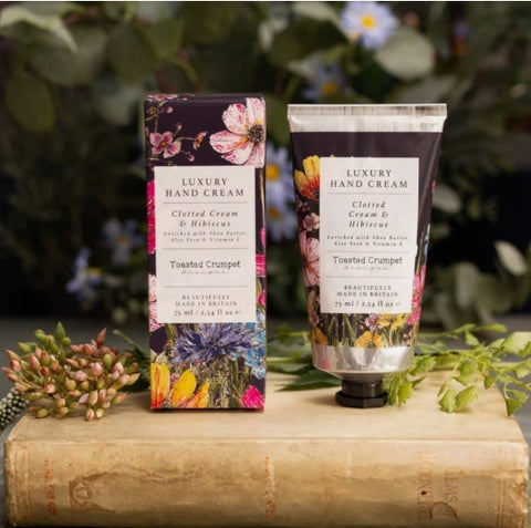 Toasted Crumpet Luxury Hand Cream Clotted Cream & Hisbiscus