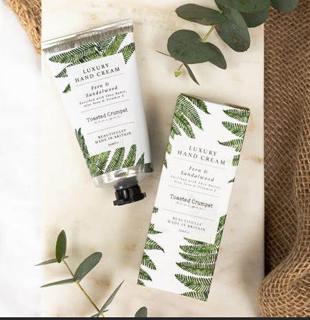 Toasted Crumpet Luxury Hand Cream Fern & Sandalwood