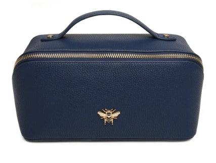 Alice Wheeler Navy Train Case