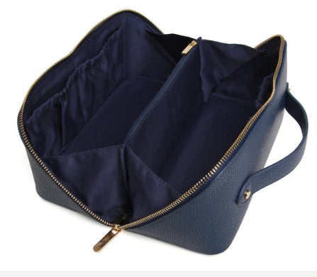 Alice Wheeler Navy Train Case