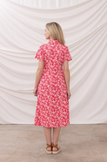 Lighthouse Keira Dress Raspberry Floral
