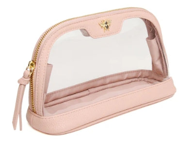 Alice Wheeler Clear Beauty Case Pink