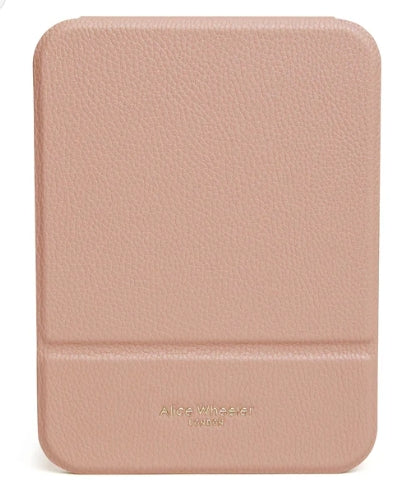 Alice Wheeler Pink Folding Travel Mirror