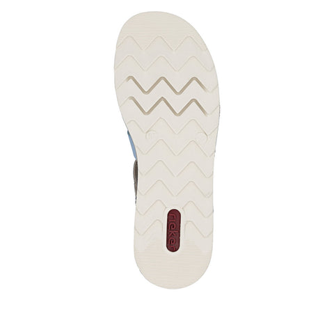 Rieker V7904-90 Multi Womens Casual Comfort Slingback Sandals