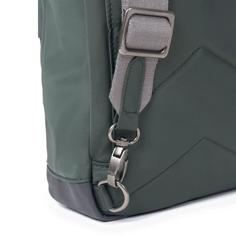 Roka Willesden B Large Thyme Recycled Canvas Cross Body Bag