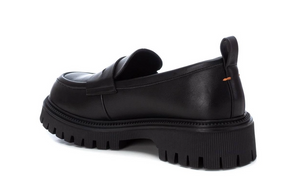 Refresh 171381 Womens Black Chunky Loafer Shoes