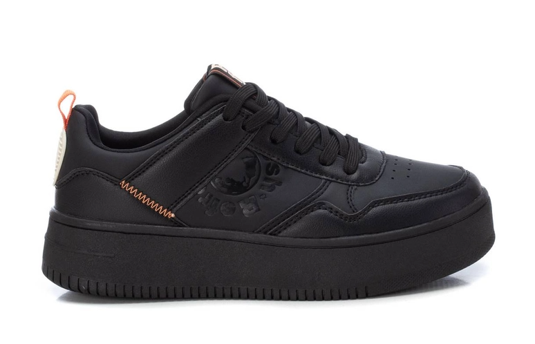 Ladies black chunky trainers on sale