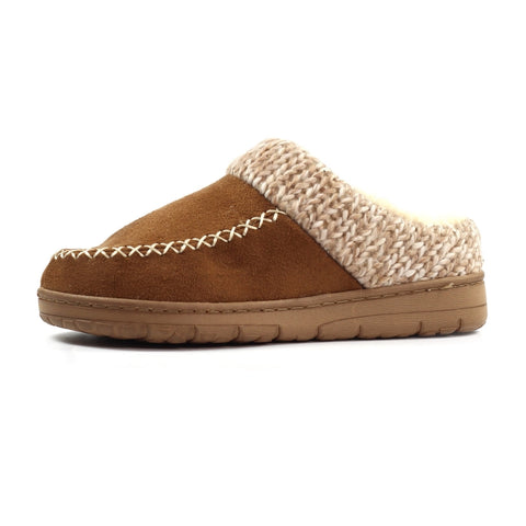 Lunar KLA080 Albany Tan Womens Comfort Slip On Mule Slippers