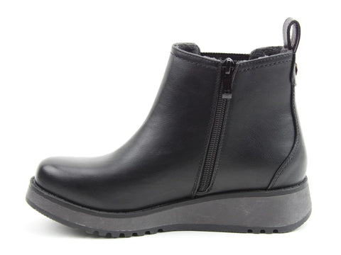 Heavenly Feet New Rolo2 Black Womens Zip Up Ankle Boots
