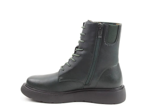 Heavenly Feet Fern Dark Ocean Womens Litesoles Casual Comfort Zip Up Ankle Boots