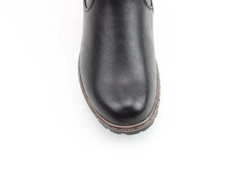 Heavenly Feet Bramble1 Black Womens Casual Comfort Calf Boots