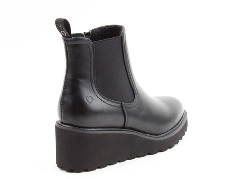 Heavenly Feet Clematis2 Black Womens Casual Comfort Ankle Boots