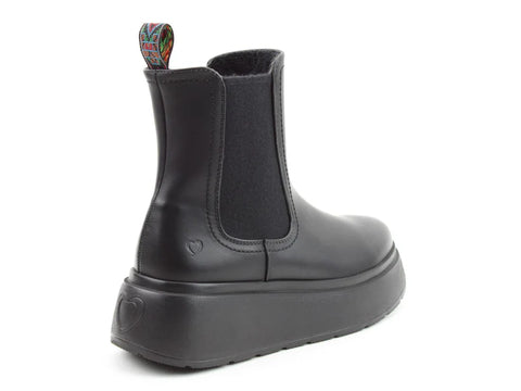Heavenly Feet Nera Black Womens Casual Comfort Ankle Boots