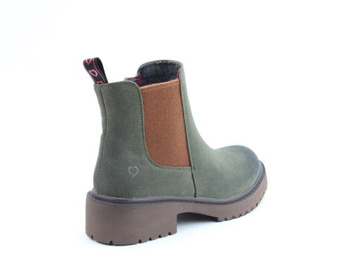 Heavenly Feet Pearce Moss Womens Casual Comfort Ankle Boots