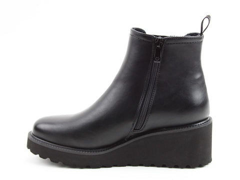 Heavenly Feet Clematis2 Black Womens Casual Comfort Ankle Boots