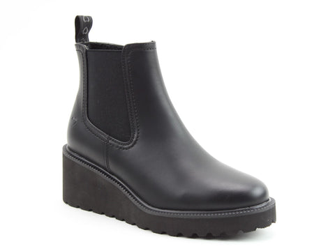 Heavenly Feet Clematis2 Black Womens Casual Comfort Ankle Boots