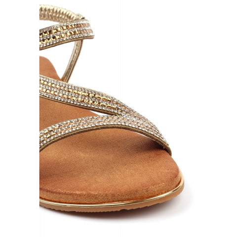 Lunar JLH321 Blaise II Gold Womens Comfortable Summer Sandals