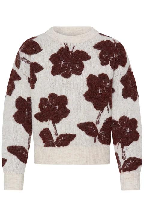 B.Young Bymanda Jumper Fudge Flower - front