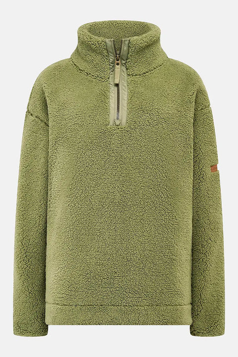 Lighthouse Womens Coast Moss Half Zip Fleece