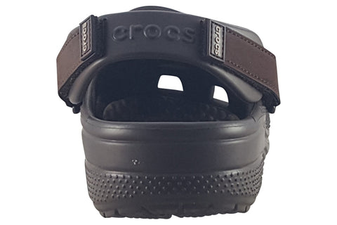 Crocs Yukon Vista II Literide Clog Espresso Mushroom Mens Slip On Leather Shoes Walking Casual Sandals