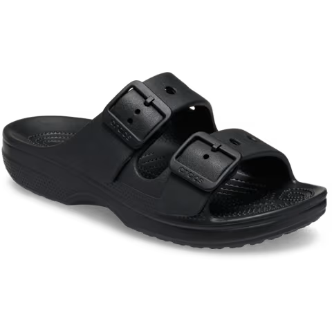 Crocs Saturday Sandal Black Womens Lightweight Soft Flexible Easy to Wear Sandals