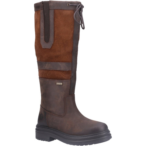 Cotswold Broadway Brown Womens Long Waterproof Boots