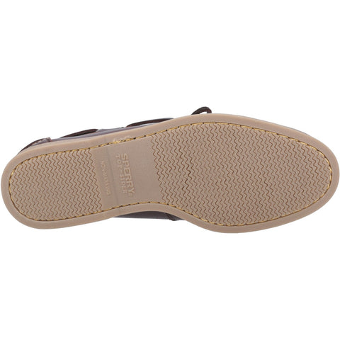 Sperry Tacoma Brown Mens Leather Boat Shoes
