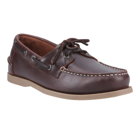 Sperry Tacoma Brown Mens Leather Boat Shoes