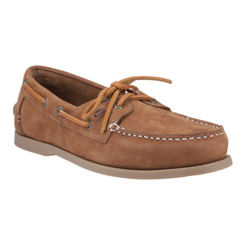Sperry Tacoma Tan Mens Leather Boat Shoes