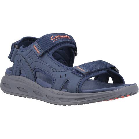 Cotswold Fairford Navy Mens Walking Leisure Touch Fastening Sandals