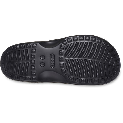 Crocs Saturday Metallic Sandal Black Womens Lightweight Soft Flexible Easy to Wear Sandals