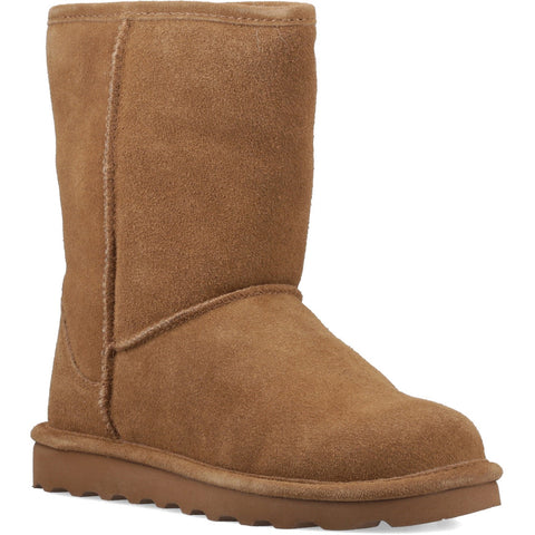 Bearpaw Elle Short Hickory Womens Classic Suede Mid Winter Boots