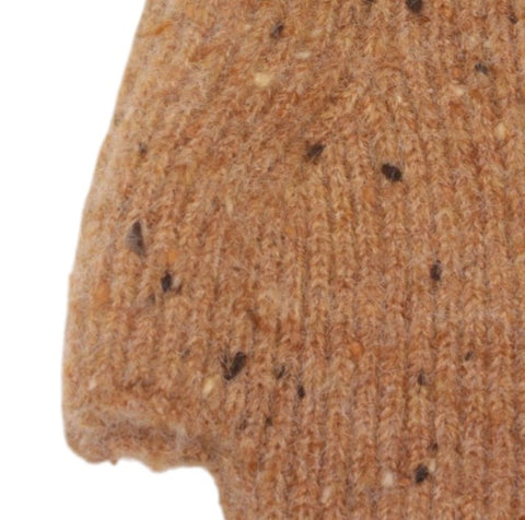 Jess and Lou Camel Speckle Cosy Fingerless Gloves