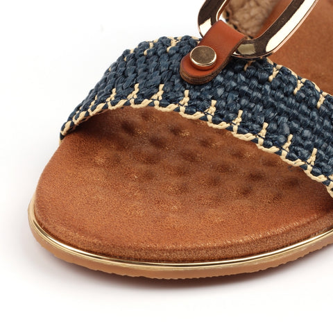 Lunar JLH587 Jules Navy Womens Open Toe Sandals