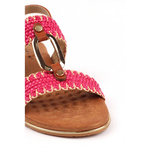 Lunar JLH587 Jules Pink Womens Open Toe Sandals