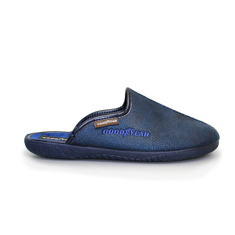 Goodyear KMG014 Tess Navy Mens Comfort Mule Slippers