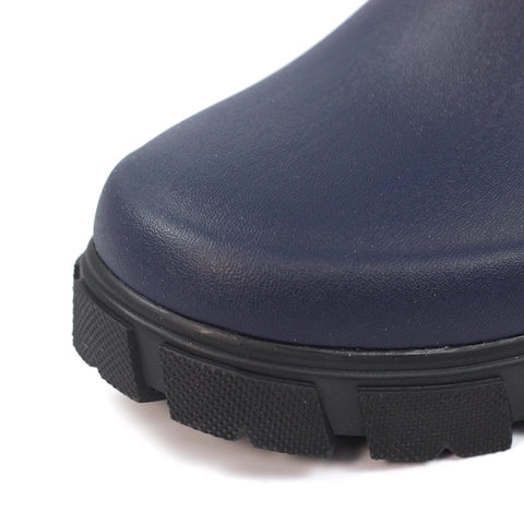 Lazy Dogz Lake Navy Womens Ankle Wellington Boots