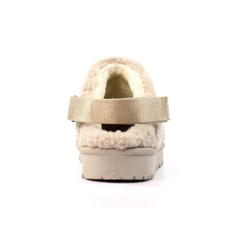 Lunar KLZ002 Naples Beige Womens Comfort Slip On Adjustable Strap Slippers