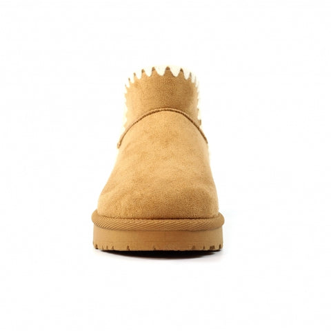 Lunar KLZ001 Natal Tan Womens Comfort Pull On Boot Slippers