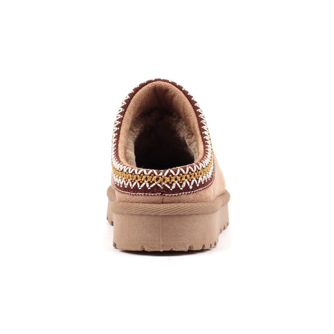 Lunar KLZ003 Nepal Mink Womens Comfort Slip On Mule Slippers