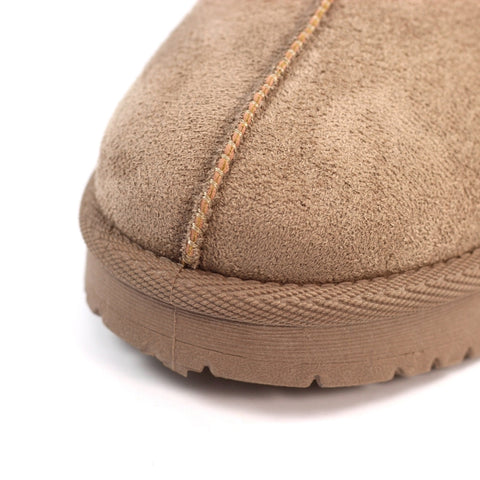 Lunar KLZ003 Nepal Mink Womens Comfort Slip On Mule Slippers
