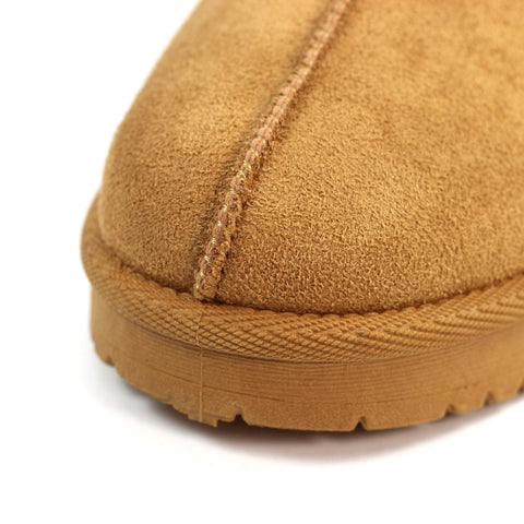 Lunar KLZ003 Nepal Tan Womens Comfort Slip On Mule Slippers