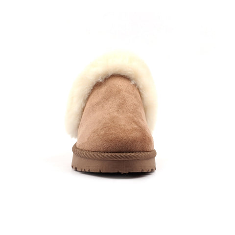 Lunar KLZ004 Nevis Mink Womens Comfort Slip On Mule Slippers