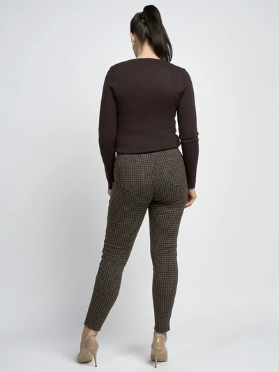 Pinns 420 TS Cocoa Check Pull On Leggings