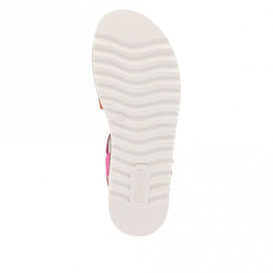 Remonte D0Q55-31 Fuchsia Orange Womens Touch Fastening Platform Sandals