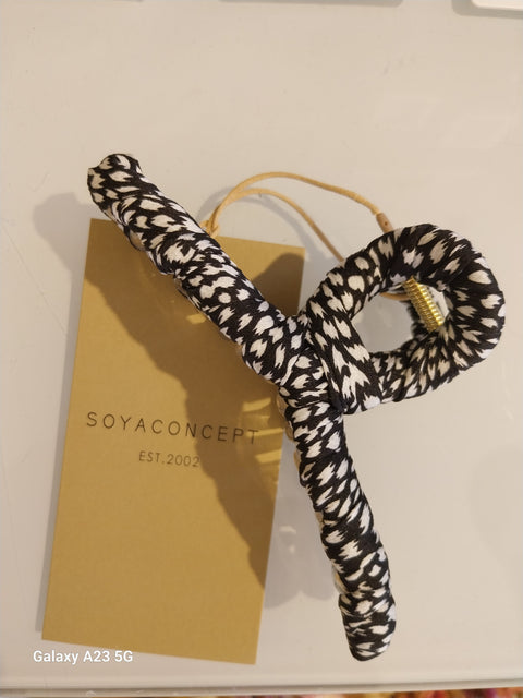 Soya Concept SC-Sakina 1 Hair Clip Iron Grey Combi