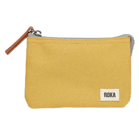Roka Carnaby Flax Recycled Canvas Wallet